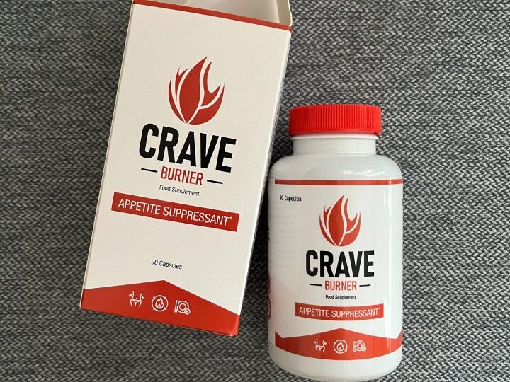 A bottle of Crave Burner weight loss supplements