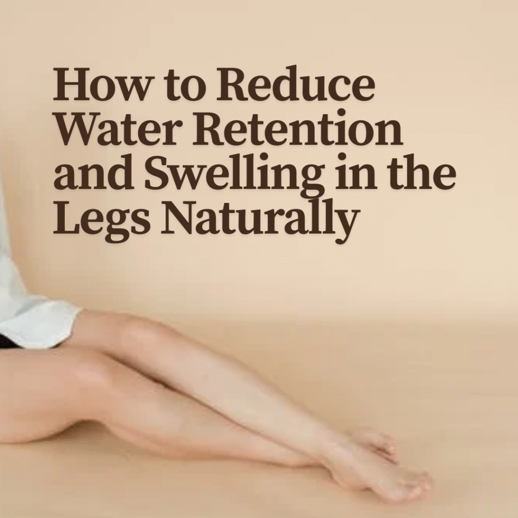 How to Reduce Water Retention and Swelling in the Legs Naturally