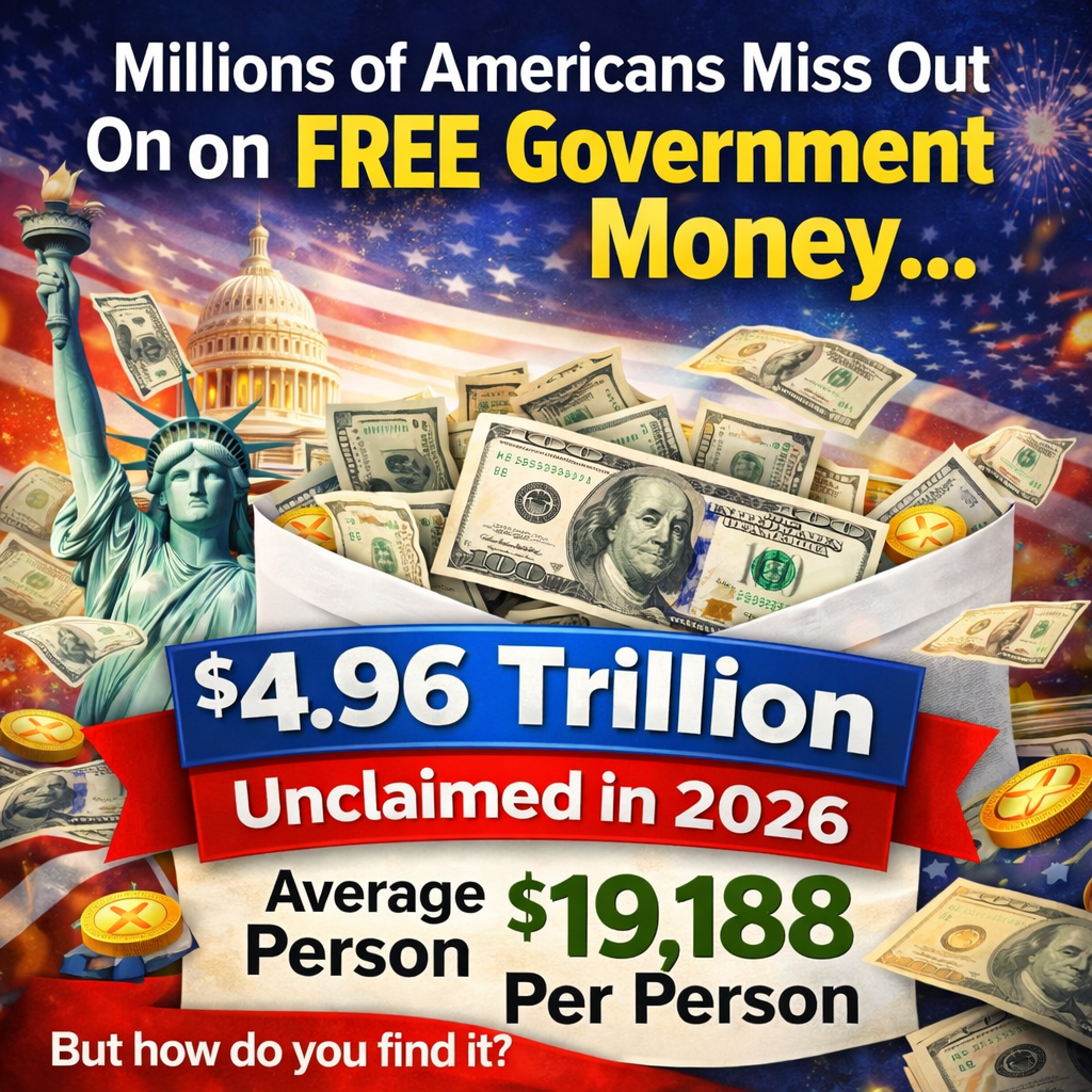 how to get free government money in the USA unclaimed funds 2026